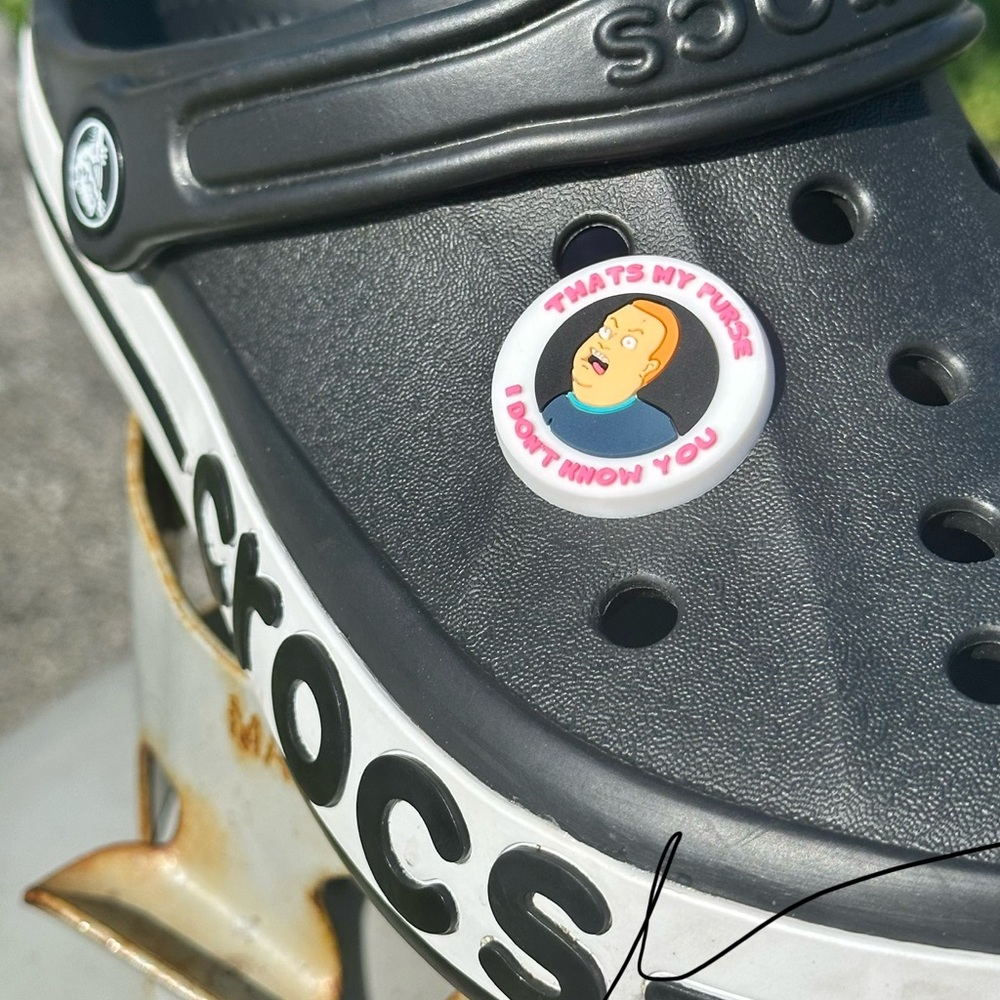 Bobby Hill "That's My Purse!" Croc Charm Jibbitz Shoe Charm